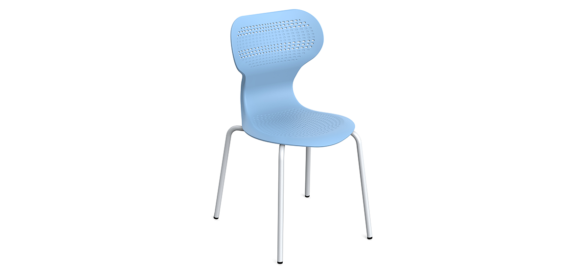 YCX-21002 可疊式鐵腳椅